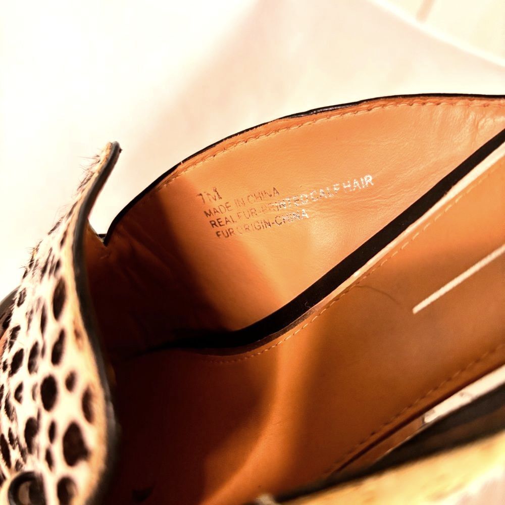 Linea Paolo Leopard Print Slip-On Shoes | Size 7 (US)- Genuine Calf Hair Loafer - Picture 4 of 11